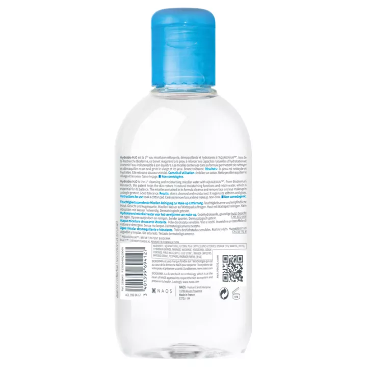 Bioderma Hydrabio H2O Eau Micellaire Hydratante