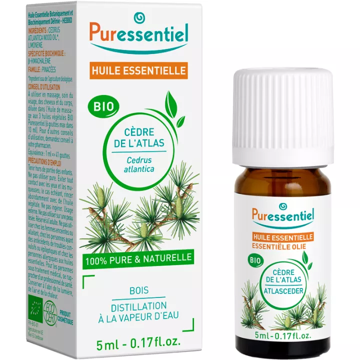 Puressentiel Bio Ätherisches Öl Zeder Atlas 5 ml