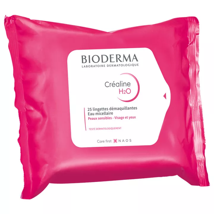 Toalhetes de limpeza Bioderma Créaline H2O