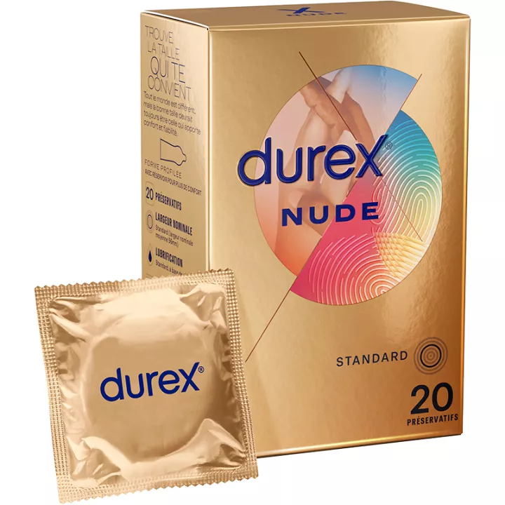 Durex Nude Standard Máximas Sensaciones