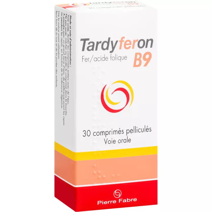 Tardyferon B9 Vitamina - Hierro 30 comprimidos