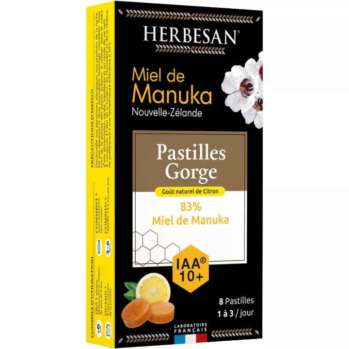 Pastiglie di miele di Manuka Herbesan IAA 10+ 22g