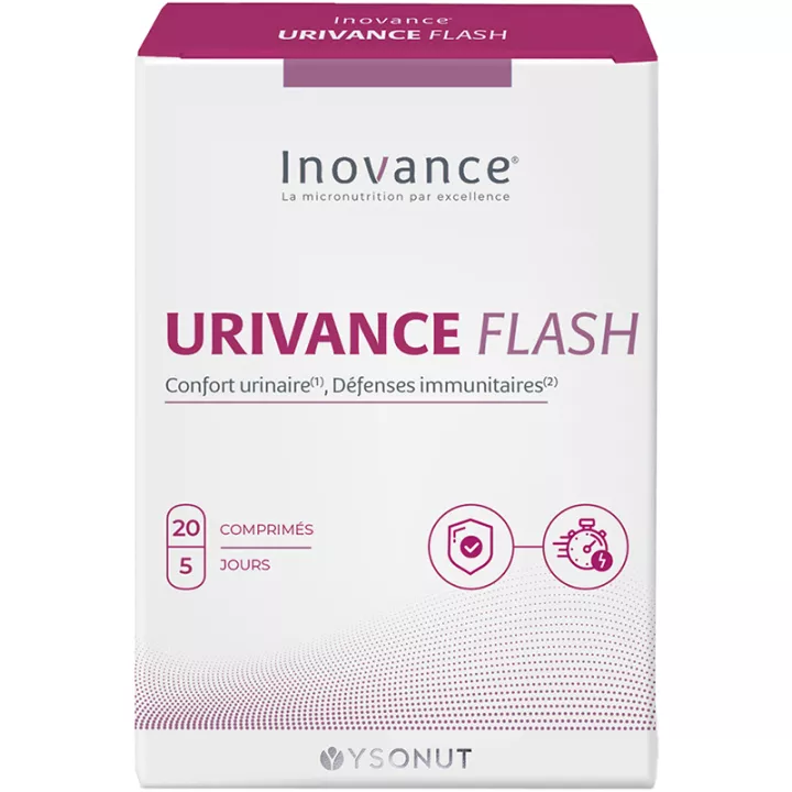 Inovance Urivance Flash Confort Urinaire 20 Comprimés