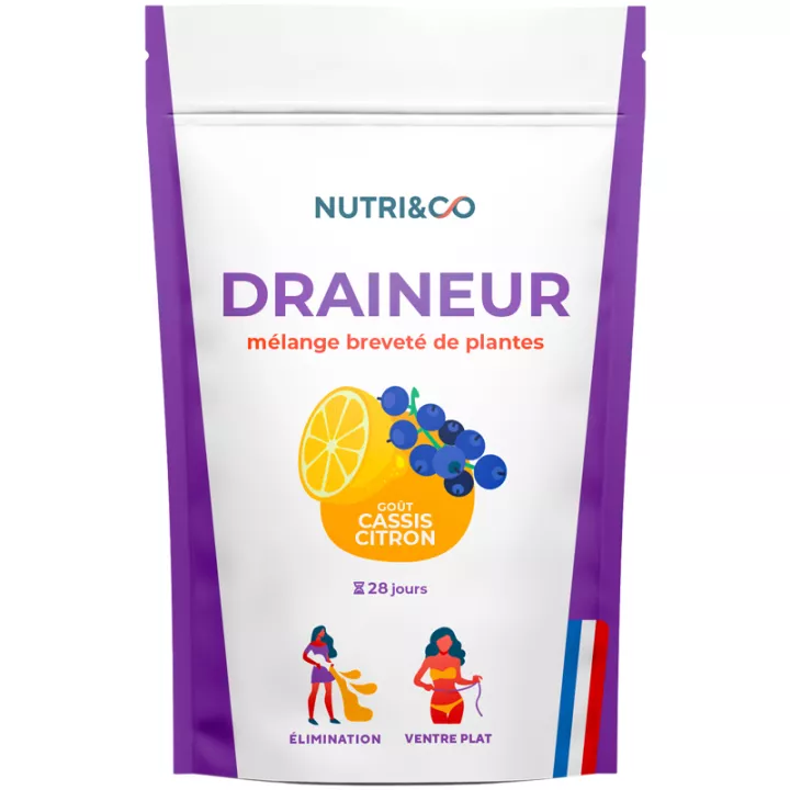 Nutri&amp;Co Draineur Groselha preta Limão 28 dias