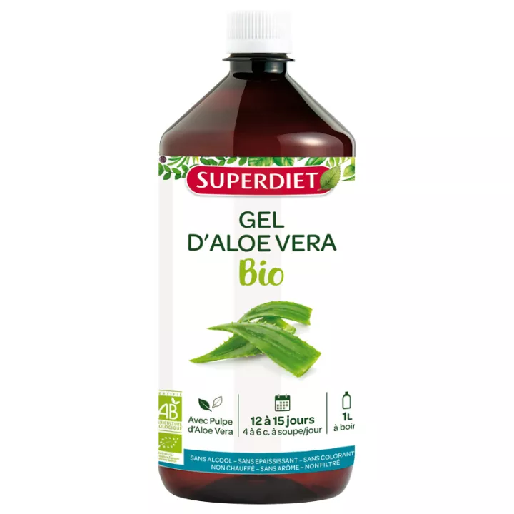 Superdiet Gel di Aloe Vera Biologico Bevibile 1L