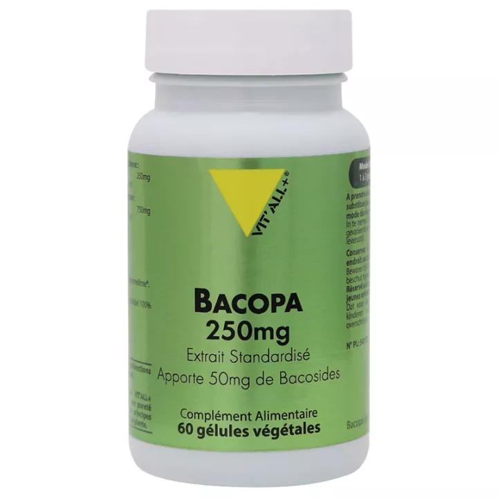 Vitall+ Bacopa Monnieri 250 мг 60 вегетарианских капсул