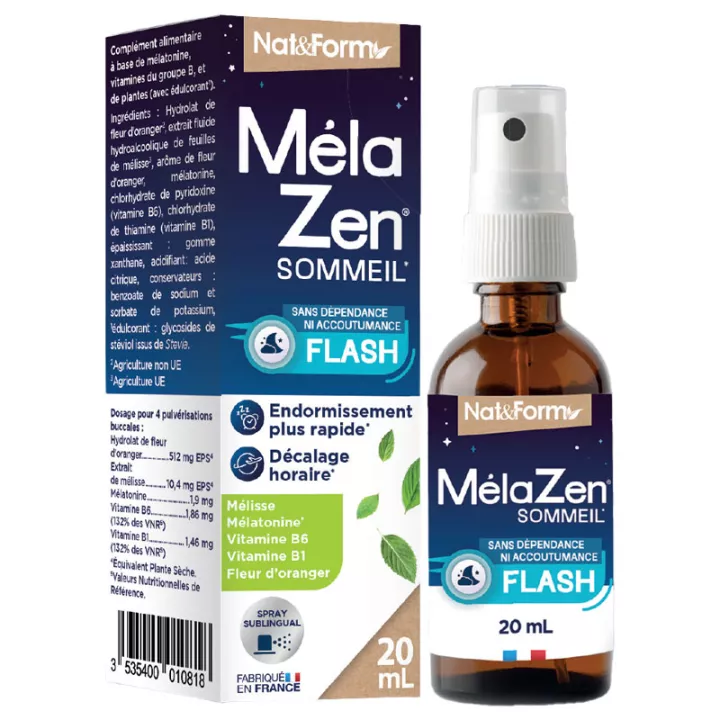 Nat & Form Melazen Sleep Flash Spray 20 мл