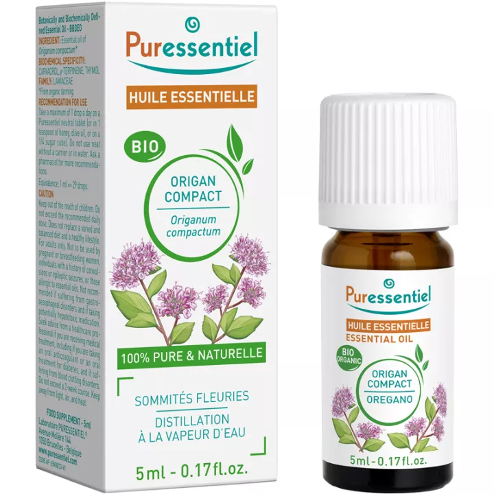 Puressentiel Bio Etherische Olie Oregano Compact 5 ml