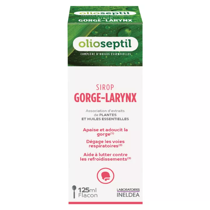 Olioseptil Hals-Larynx-Sirup 125 ml