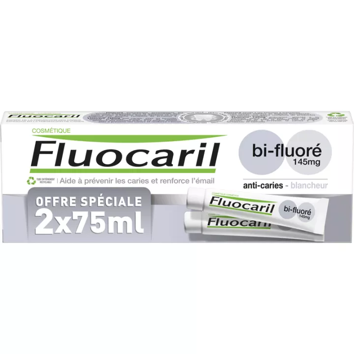 Fluocaril Bi-Fluoride 145 mg Whitening Tandpasta 75 ml