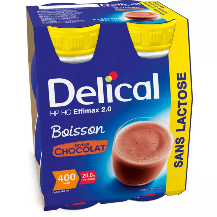 Delical Drink HP HC Effimax 2.0 Sin Lactosa 4x200ml