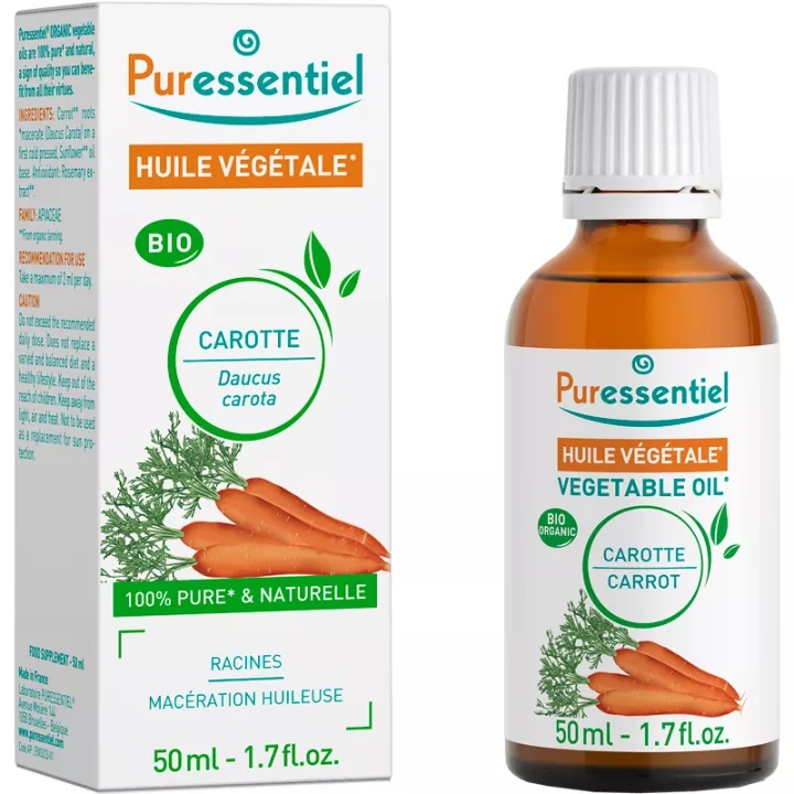 Puressentiel Bio-Vegetarisches Öl Karotte 50 ml