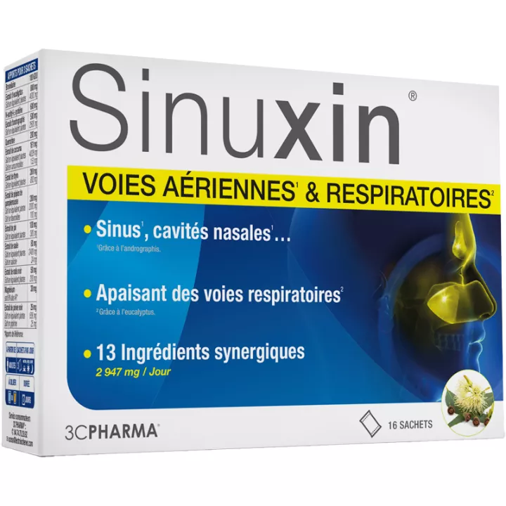 3C Pharma Sinuxin Airways and Respiratory 16 saquetas