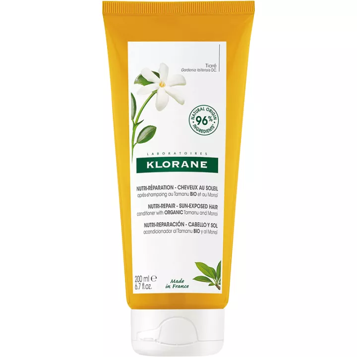 Klorane Polysianes Balsamo riparatore ricco Monoï e Tamanu Bio 200 ml