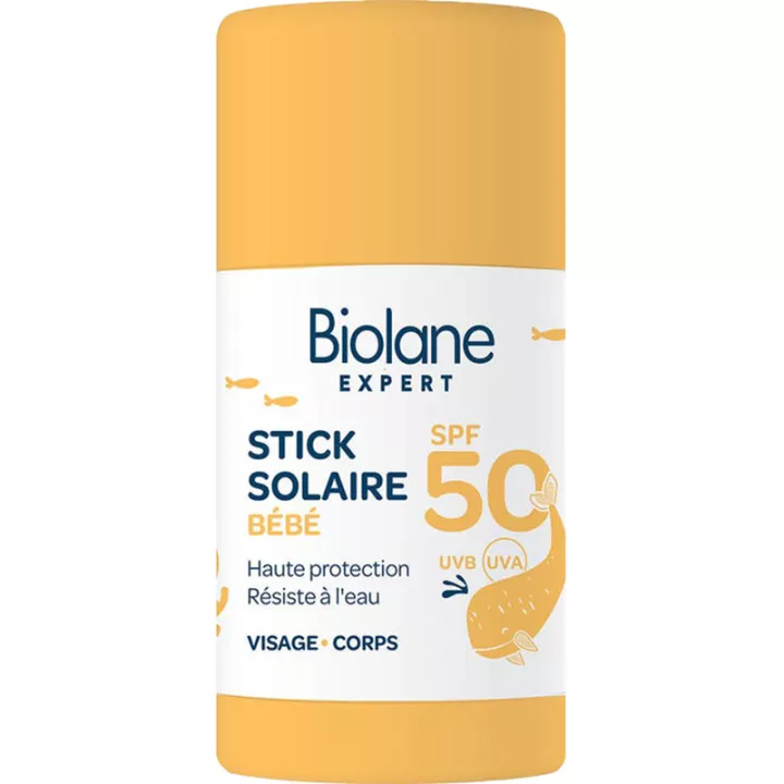 Biolane Expert Stick solar para bebés SPF50 20 ml