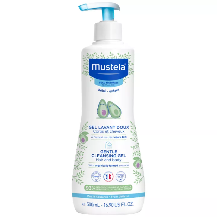 Mustela Bebé-Enfant Gel Limpiador Suave Cabello y Cuerpo 500 ml