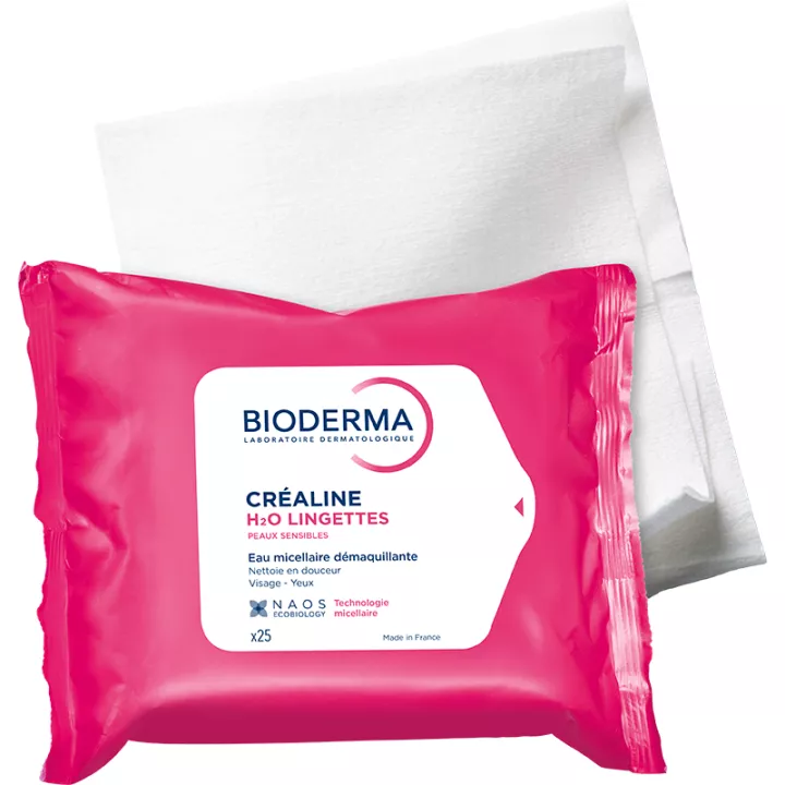 Bioderma Créaline H2O Lingettes Démaquillantes