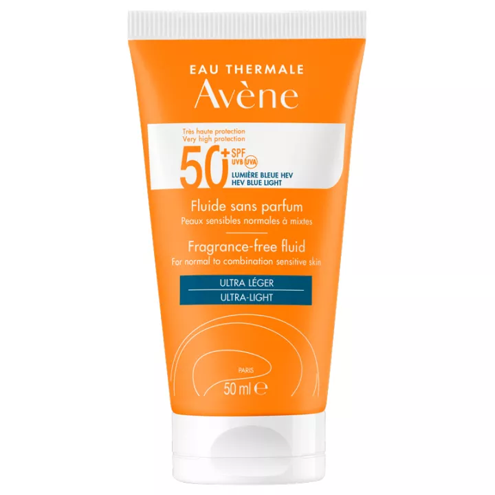 Avène Sonnenschutz-Fluid ohne Parfum Ultra Leicht SPF50+ 50 ml