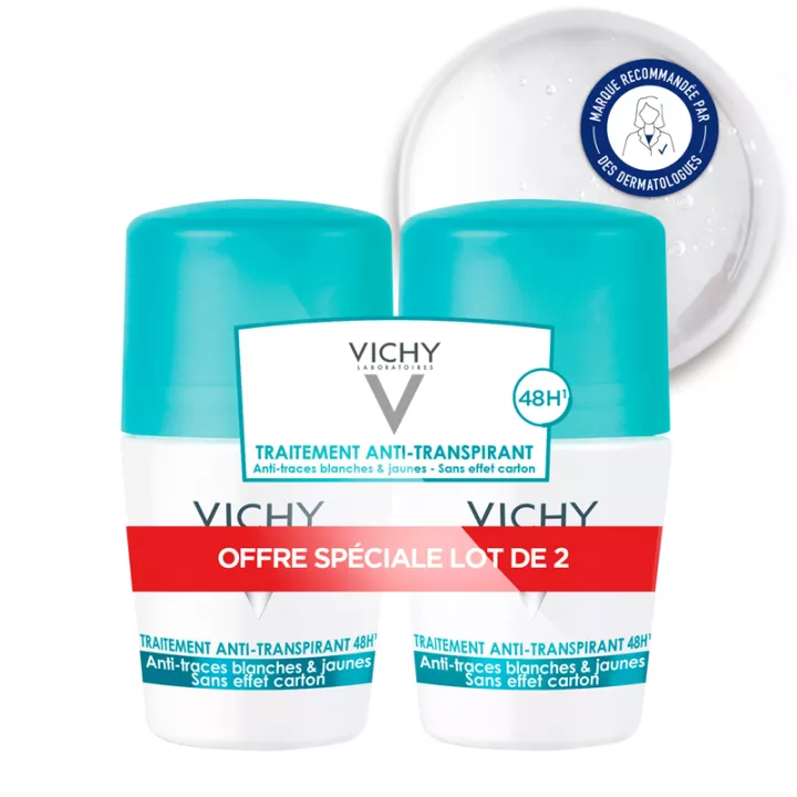 Vichy Déodorant Anti-Transpirant 48h Anti-Traces Roll-On 50 ml