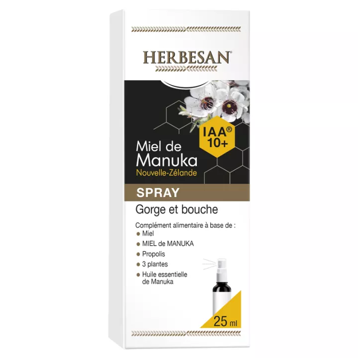 Herbesan Manuka Honig Kehlkopfspray IAA 10+ 25 ml