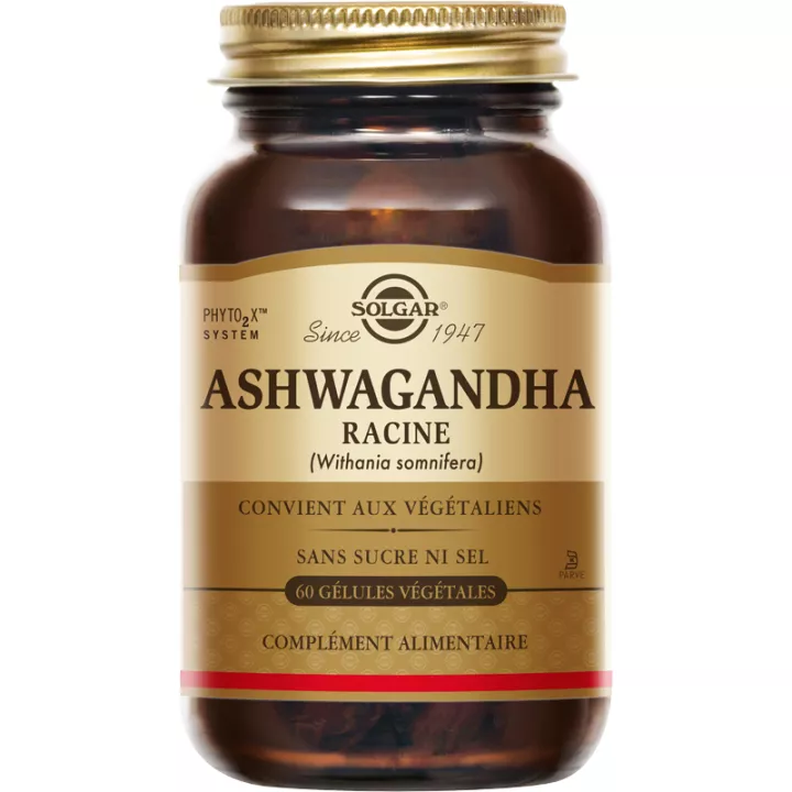 Solgar Ashwagandha Racine 60 gélules végétales