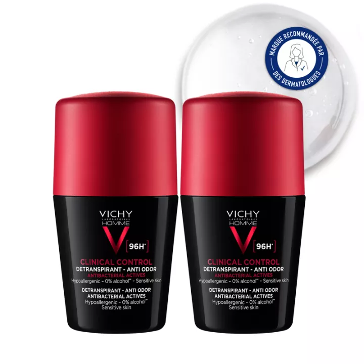 Vichy Homme Clinical Control Deodorant 96h Roll-On 50 ml