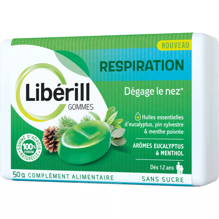 Libérill Breathing Gum Limpa o Nariz 50 g