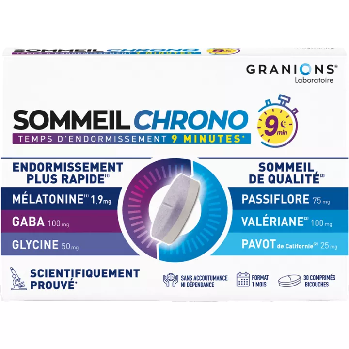 Granions Sleep Chrono 9 minuti e 30 compresse