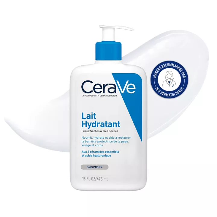 CeraVe Leite Hidratante para o Rosto e Corpo Pele Seca