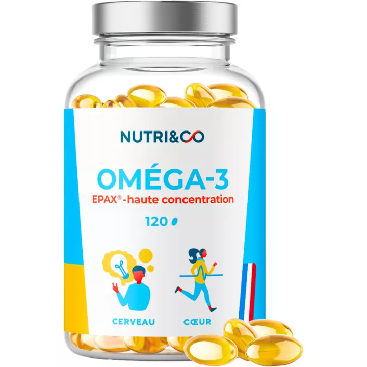 Cápsulas de Omega-3 da Nutri&Co