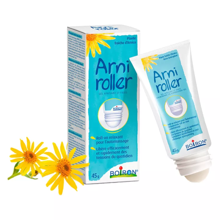 Arniroller Beruhigendes und kühles Gel Muskelschmerzen Boiron 45 g