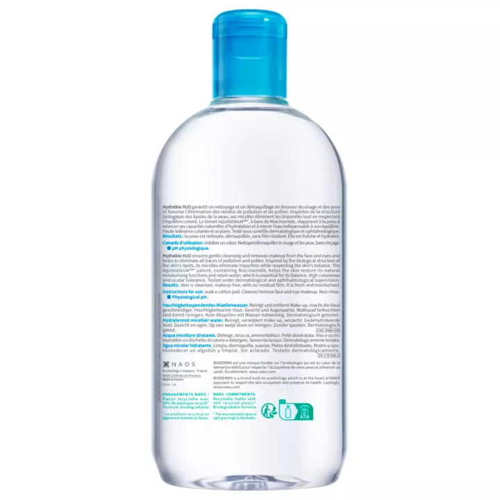 Bioderma Hydrabio H2O Eau Micellaire Hydratante