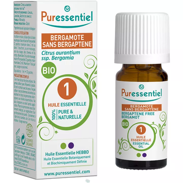 Puressentiel Organic Essential Oil Bergamot 10 ml