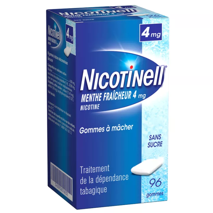 Nicotinell Mint Masticare senza zucchero 4MG smettere di fumare 96