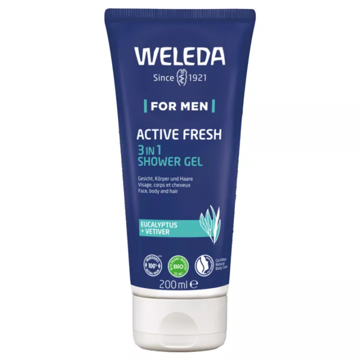 Weleda Man Energieke Douchegel Actief Fris Biologisch 200 ml