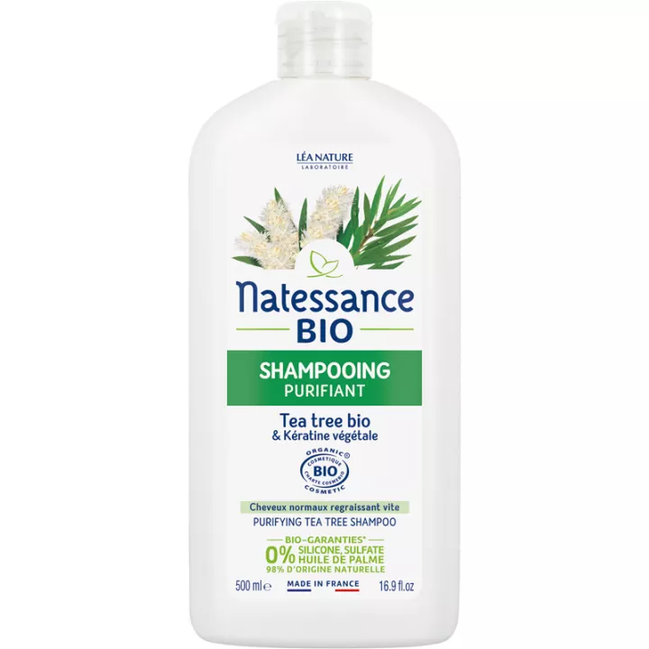 Natessance Tea Tree biologische zuiverende shampoo