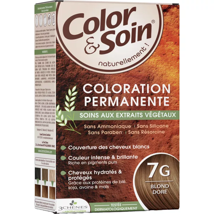 3Chênes Color &amp; Soin Permanent Haircolor for Golden Hair