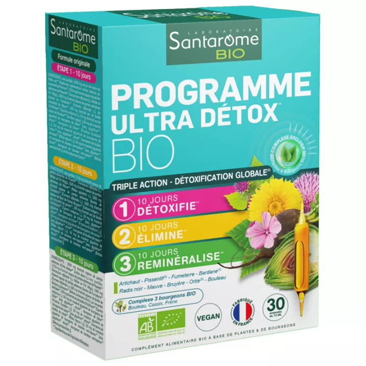 Santarome Bio Programme Ultra Detox 30 Ampoules