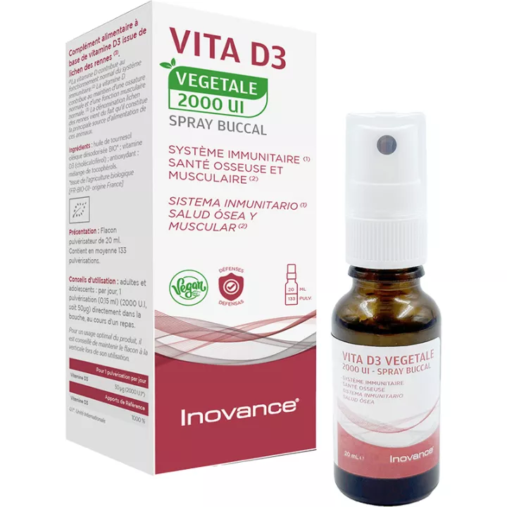 Inovance Vita D3 Vegan 2000 UI Spray 20 ml