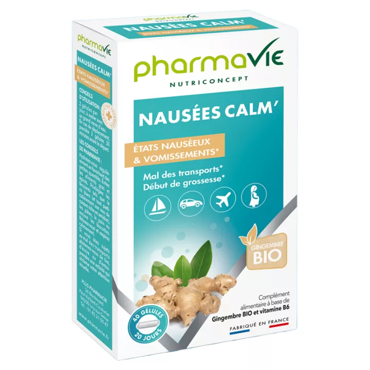 Pharmavie Nausée Calm' 40 capsule