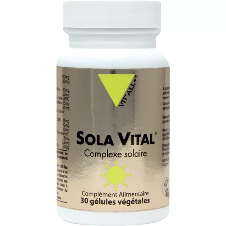 Vitall+ Sola Vital Complexe Solaire en gélules végétales