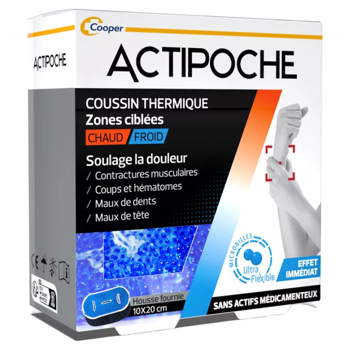 Actipoche Thermal Cushion Microbeads Targeted Areas 10 x 20 cm