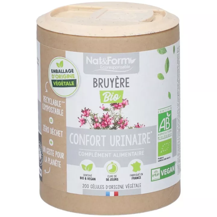 Nat & Form Bruyere Bio 200 Vegetable Capsules 