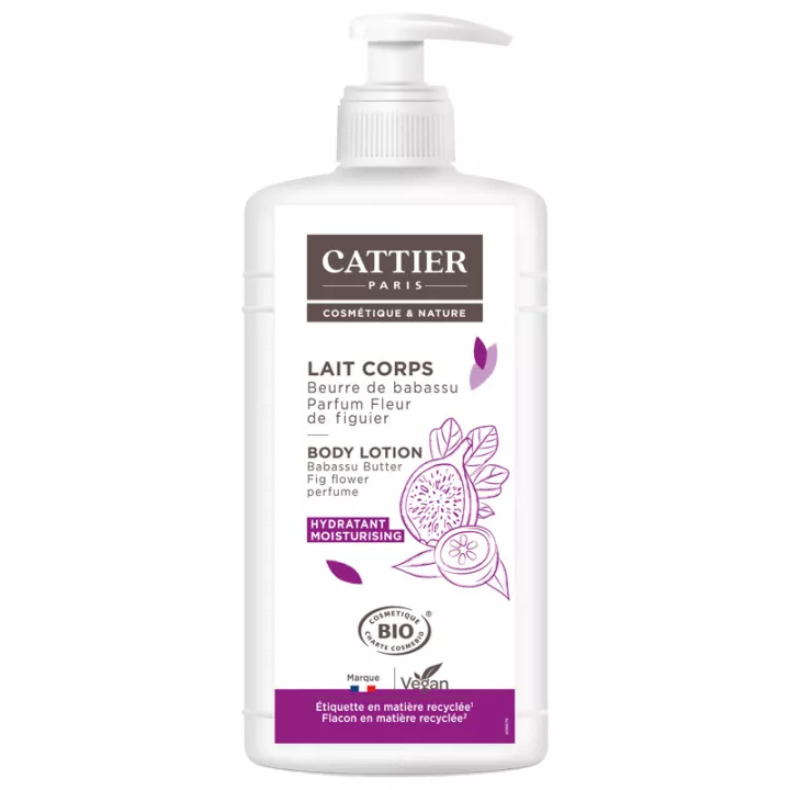 Cattier Leche Corporal Hidratante Babasú Higo 500 ml