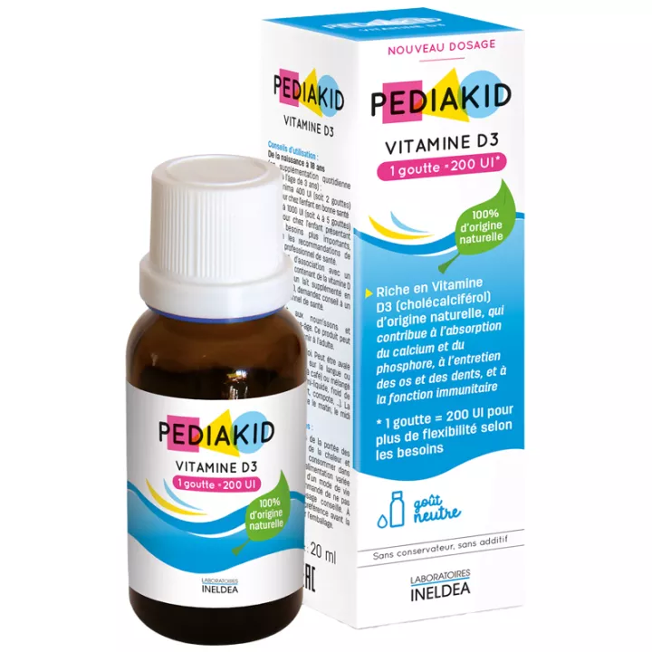Pediakid Vitamina D3 200 UI 20ml