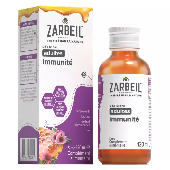 Zarbeil Immuniteitssiroop voor volwassenen 120 ml