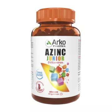 Arkopharma Azinc Junior Multivit Croissance et Vitalité 60 gummies