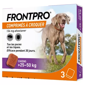 Frontpro Afoxolaner 136mg Perro 25-50kg