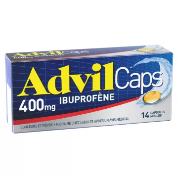 ADVILCAPS 400MG CAPSULES 14