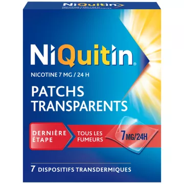 NiQuitin 7 MG PARCHES ANTI TABACO 24H PASO 3